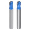 sourcing map 2pcs Router Bit Core Box 1/4 Shank 1/4