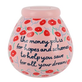 Pot Of Dreams Live Laugh Save Fund, Ceramic, Multicolor, One Size