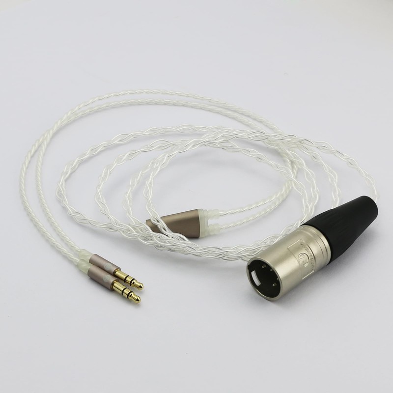 ABLET 4-pin XLR Balanced cable Replacement Upgrade Cable 6N OCC