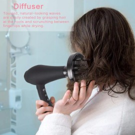 JINRI Hair Dryer 1875W, Negative Ionic Fast Dry Low Noise Blow Dryer, Professional ...