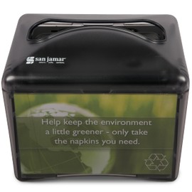 Carlisle FoodService Products San Jamar H4003TBK H4003 - Dispensador de servilletas, Capacidad de 200, Color Negro