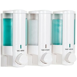 BETEC Aviva III 36350 Soap Dispenser with 3 Compartments Wall Mounted White