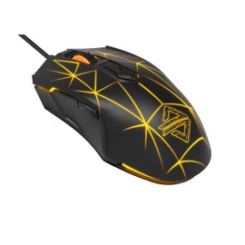 LexonElec Wired RGB Gaming Mouse, 2500 DPI 7 Buttons, Ergonomic LED Backlit USB Gamer Mice Computer Laptop PC, Compatible with PC Mac OS Linux - Star Black