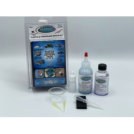 Plastex Plastic Repair Kit. Easily Glue, Repair or Remake Broken Plastic, Fiberglass, Wood & More! Standard Size Kit (Blue)