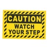 SHINEOFI Watch Your Step Caution Sign Durable PVC Wet Floor