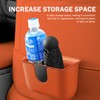 Arwrilt 1 PC Car Trash Can Storage Box, 7.1" x