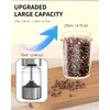 CIRCLE JOY Gravity Electric Pepper Grinder Rechargeable Salt Grinder Pepper