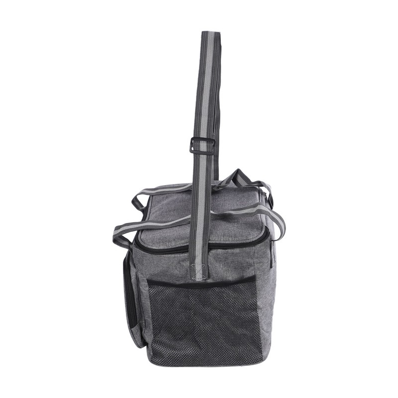 Insulated Lunch Bag Grey Oxford Cloth 15L High Capacity Insulated