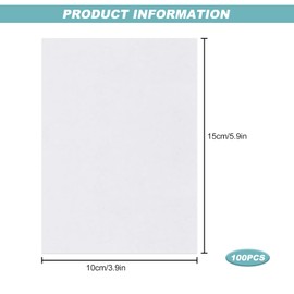 Diamond Painting Release Paper, 100 Sheets Non-Stick Release Paper Double Sided for Diamond Painting Cover Replacement Papers 15 x 10 cm