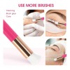 50 Cepillos Para Champú De Pestañas+abanico Para Pestañas