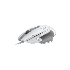 Logicool G G502 X Wired Gaming Mouse, Lightweight, 3.1 oz (89 g), Multi Buttons, 13 Program Buttons, HERO 25K Sensor, LIGHTFORCE Hybrid Switch, G502X-WH, White