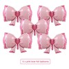 5 Pcs Large Bow Balloons,Coquette Balloons for Girl Party Decorations