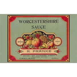 Vintage Worcestershire Sauce Label - Vintage Image