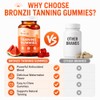 Bronzii Gomitas Bronceadoras, Gomitas Bronceadoras para Mujer, 60 Gomitas