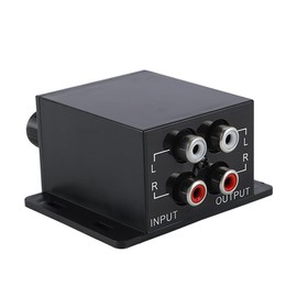 Alnicov Universal Bass Knob Remote Gain Control Subwoofer Volume Knob Audio Level Frequency Equalizer for Stereo Signal Switching