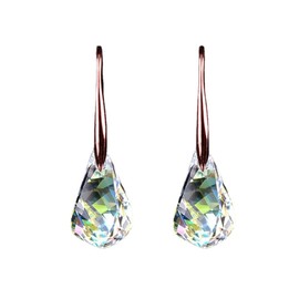 Sparkly Crystal Dangle Earrings Aurora Boreale Drop Glitter Faceted Ball Beads Earrings Threader Cube Bar Party Prom Disco Jewelry forWomen - Colorful