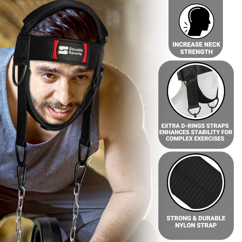 Stealth Sports Neck Harness with 88cm Adjustable Chain - 360