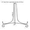 Alvinlite Iron Display Stand,1 Pcs Black Iron Plate Display Photo