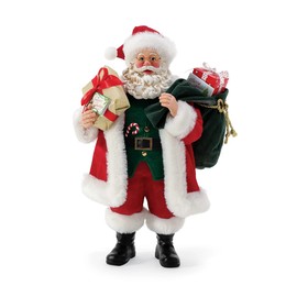 Department 56 Possible Dreams Santa Christmas Traditions Ready Set Go Figurine, 10.5 Inch, Multicolor
