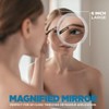 10X Magnifying Mirror & Slant Tweezers Set Makeup Application &