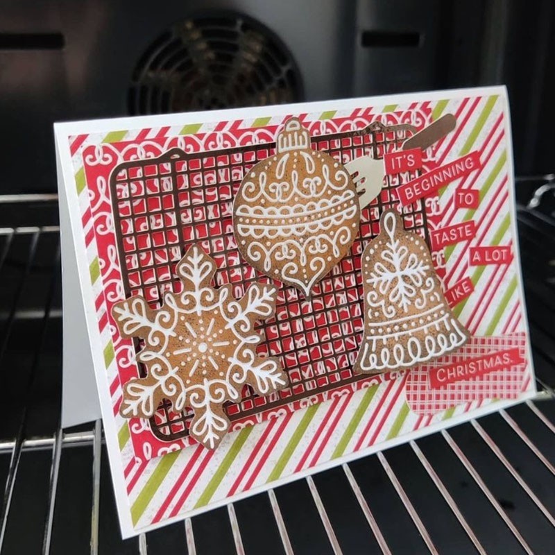Christmas Metal Cutting Dies Scrapbooking Embossing Stencil for Card Making