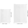 TEHAUX Fundas Transparentes Para Libros 20 Piezas Funda De Plástico