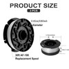 LxcshLjx 3pcs Trimmer Spool Lines, String Trimmer Replacement Spool, Lawn
