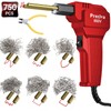 Plastic Welding Kit, 3s Instant Heating, 4 Shapes/750pcs Preciva 50W