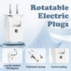 Replacement Plug 2 Prong, Extension Cord Replacement Male Power Plug,