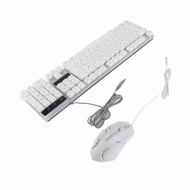 Keyboard and Mouse Combo 104 Keys RGB Backlit USB Wired