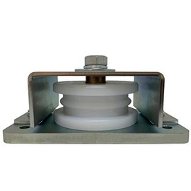 EG210 Eagle Gate Chain Idler Assembly Heavy Duty No Welding Rear Wall Mounted Bracket for Slide Gate Operator Universal Chain #40 and #41