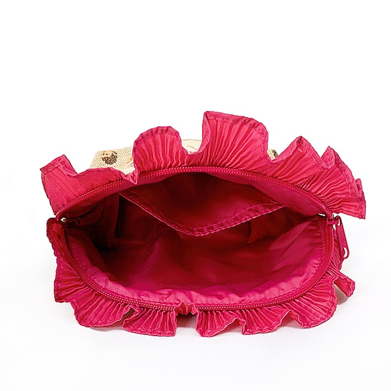 Belle Blanche Pouch, Ruffled Pouch, Goblin Ballerina Pattern, Made in