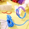 PandaHall 12m Hollow Pipe Rubber Cord 4mm Stitch Holder Tube