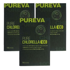 Pureva Pure Chlorella 100 14 sachets / 퓨레바 퓨어클로렐라 100 14포 X 3박스