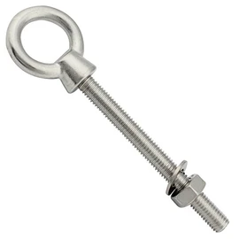 Eye Bolt with Metric Thread - M6 x 60 mm - (Pack of 1) - Eye Bolt - (Thread Length: 60 mm) - A4 V4A Stainless Steel - SC8267 | SC-Normteile®