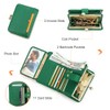 Full Grain Leather Kiss Lock Wallet for Women Contact's Small