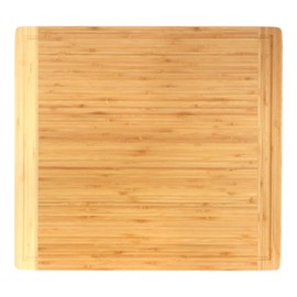 BambooMN Universal Premium Pull Out Cutting Boards - Under Counter Replacement - Designed To Fit Standard Slots Heavy Duty Kitchen Board with Juice Groove - 22" x 20" x 0.75" - 1 Piece