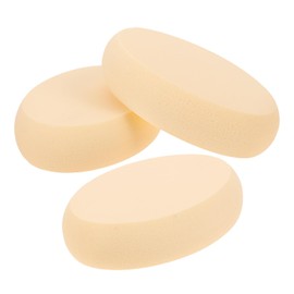 WOONEKY 3pcs Facial Powder Puff Reusable and Durable Wet Dry Makeup Sponge for Seamless Application Cream Foundation and Concealer Women