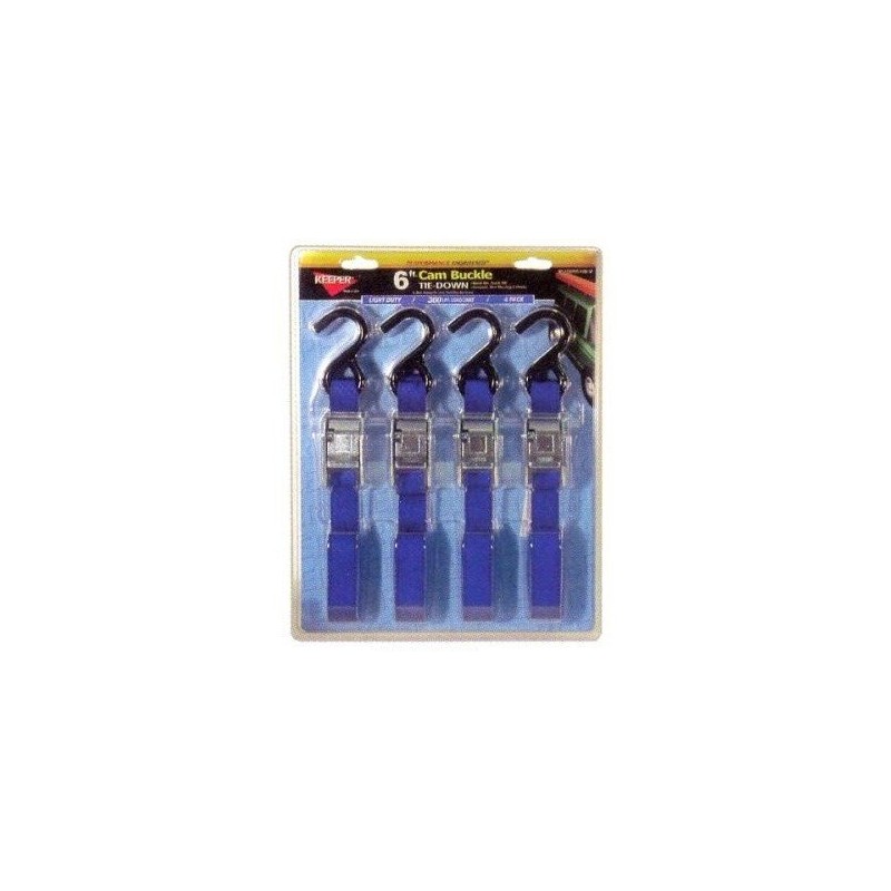 Keeper 05108-V 1" X 6' Blue Universal Tie Down 4
