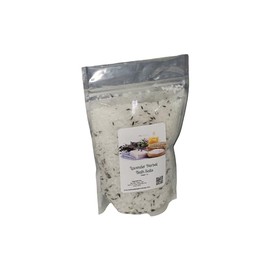 Herbal (Botanical) Bath Salts | 1lb Bag (16 oz.) | Choose Scent | Botanicals | Sea Salt | Bathing | Body Care | Beauty | Relaxation | Spa | Pedicure | Manicure | All Natural (Eucalyptus)