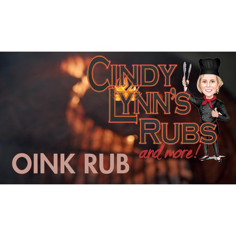 Cindy Lynn’s Oink Rub and Seasoning, 5.8 oz (Pack of