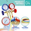 Ac Gauge Set, 3 Way AC Manifold Gauge Set for