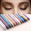 Pakivs 12-Piece Eyeshadow Pencil Set, Long-Lasting Glitter Multi-Purpose Eyeliner Pen