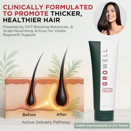 repair and restore conditioner promotes healthier growth for thinning hair – Keratin, biotin and collagen reduce breakage, strengthen – Hydrates for silky shine – Scalp, follicle nourishment