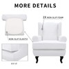 Easy-Going Stretch Wingback Chair Sofa Slipcover 2-Piece Sofa Cover Furniture
