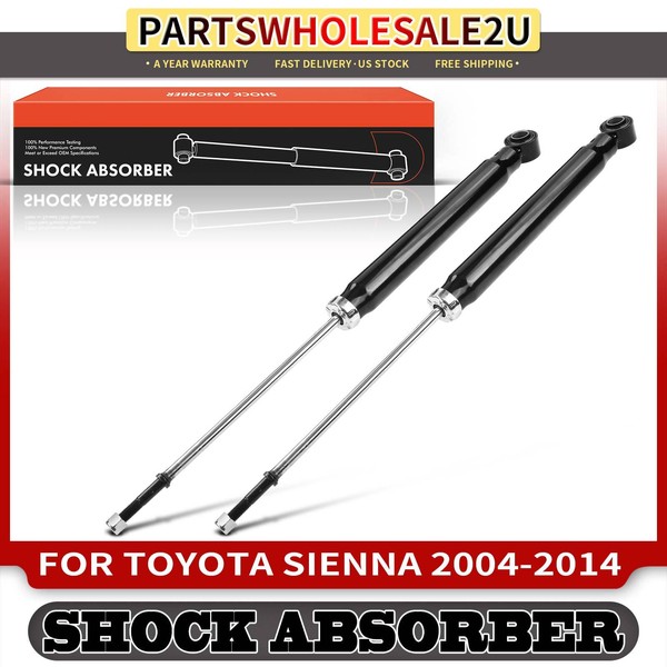 Pair 2 Rear LH & RH Shock Absorbers for Toyota