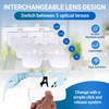 YOCTOSUN Magnifying Glasses for Close Work with 3 LED Lights,