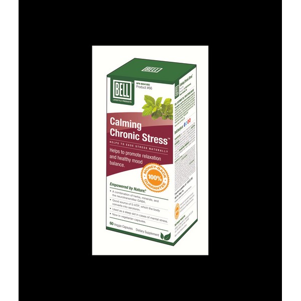 Bell Lifestyle Calming Chronic Stress 60 Capsules