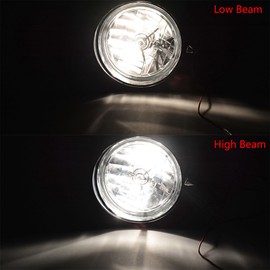 Astra Depot Chrome Billet Custom Headlight 5-3/4" Tri-Bar for Harley Sportster Dyna FX Softail Motorcycle