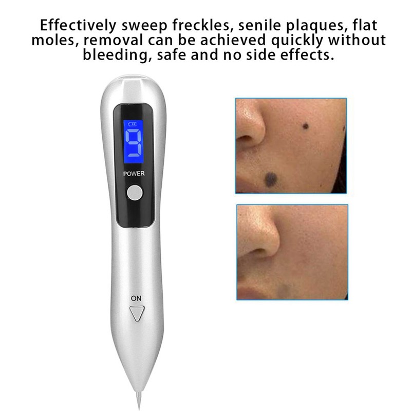 USB LED Freckle Skin Spots Mole Removal Pen Beauty Skin